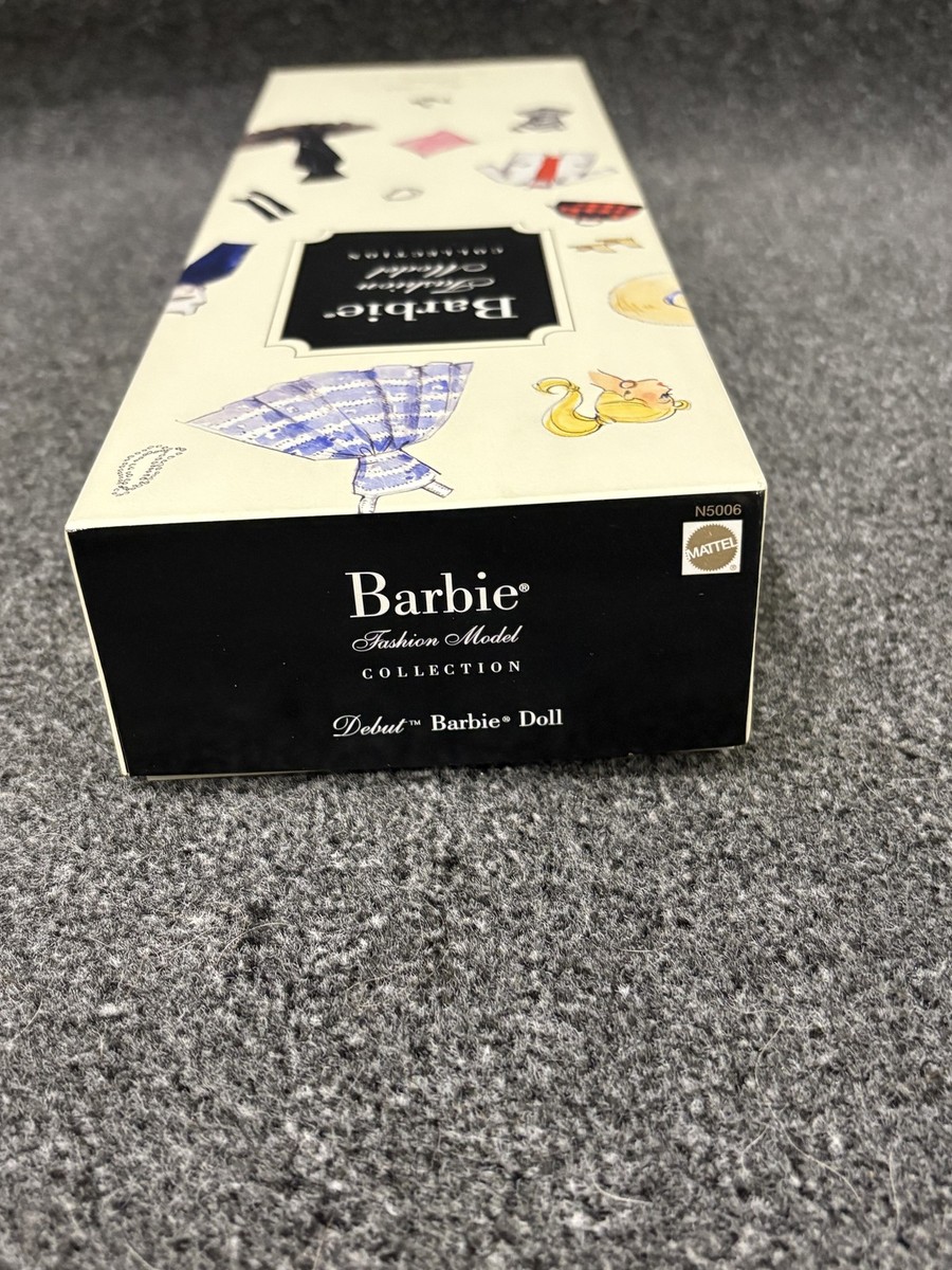 Barbie Fashion Model Collection Debut Doll Gold Label 50th