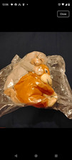 Monkey Plush Stuffed Animal Pair Orange/Gray/Beige Small 6-14 in Washable