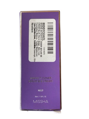 Perfect Cover Serum B.B Cream, No. 27 Honey Beige, 1.18 fl oz (35 ml)