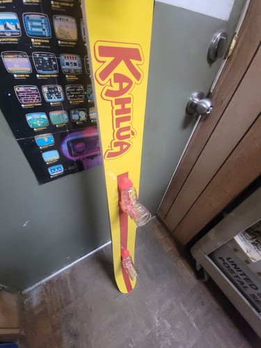 Kahlua Schnapsglas Skibrett lang 4 Fächer für Getränke Trinkspiel - Bild 4 von 5