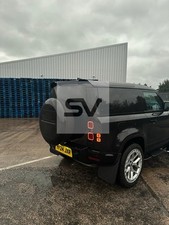 LAND ROVER DEFENDER L663 90/110/130 GLANZ SCHWARZ HECK DACH SPOILER FLÜGEL 2020+