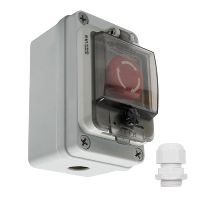 #ad IP67 660V 10A Emergency Stop Button with Box Emergency Shut Off Switch E Stop P $34.99