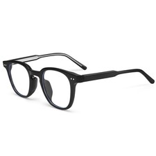 Dollger Square Blue Light Blocking Glasses Women Men Computer Large, A1:black