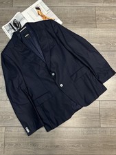 Hugo Boss H-Huge-3Pcs-Peak-231 Wool Blend Suit Jacket Men  s Size 50