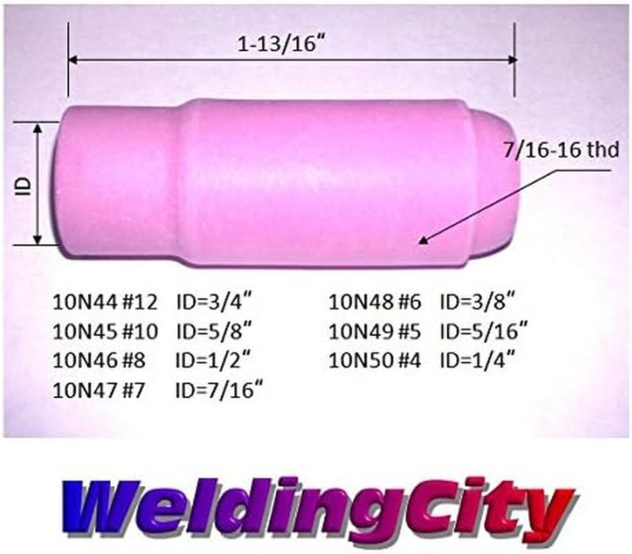 Weldingcity TIG Welding Torch Accessory Kit for Gas Lens Setup .040"-1/16"-3/32"