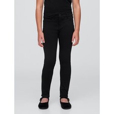 Gap Kids Ponte Pants Black Skinny Stretch Adjustable Waist Girls Sz: 10 Regular
