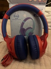 Wired Kids Headphones Safe 85dB Volume Limit for Boys  Girls Comfy Ear Red/blue
