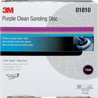 #ad 3M 01810 Purple Clean Sanding 6quot; Disc P500 $43.50