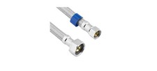 Faucet Supply Line 3/8" Compression T X 1/2" D FIP 9" Braided Stainless Steel