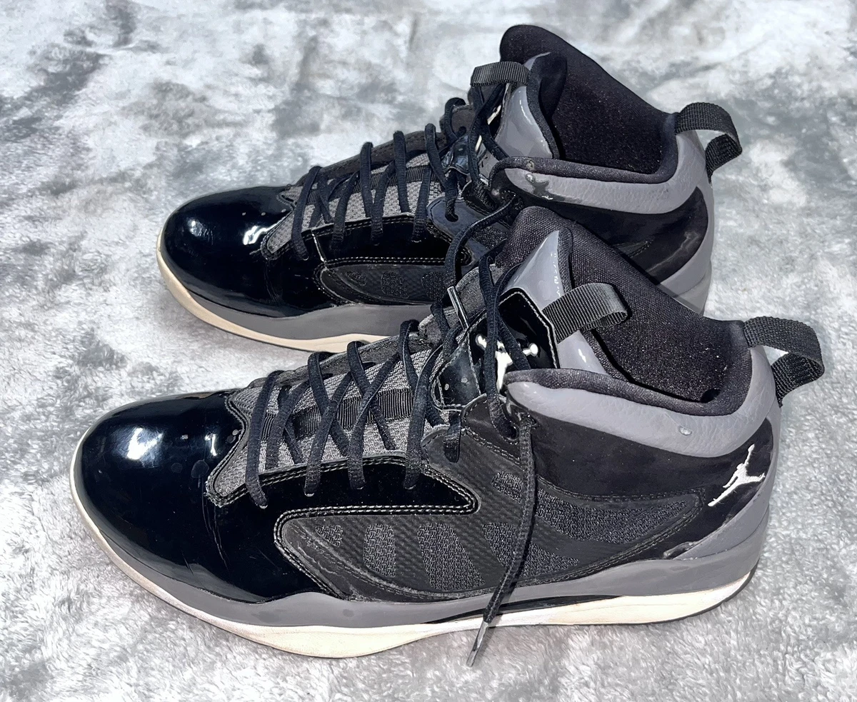 Jordan air flight sz 11 Black Patterned Retro Basketball Sneakers AIR JORDAN 11  main image 4