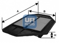 Ufi Luftfilter 30.360.00 Filtereinsatz FüR Ep Honda Eu Civic Ev 7 Hatchback Ctdi