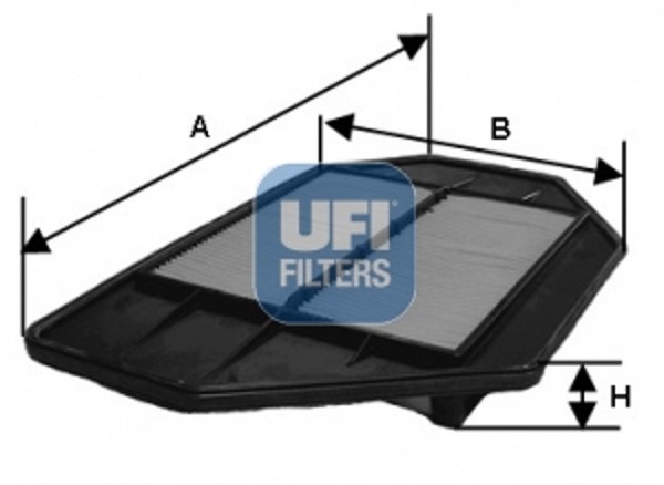 Ufi Luftfilter 30.360.00 Filtereinsatz FüR Ep Honda Eu Civic Ev 7 Hatchback Ctdi-image