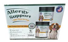  2 Pack Allergy Support  Joint Chews For Dogs, 400 Total Soft Chews