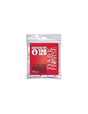 4080 Dark Horse Slim Wrapped Filter.- 6x15mm (34 Beutel mit 120 Stück)