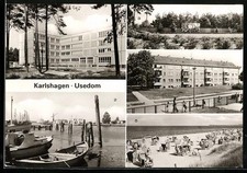 AK Karlshagen/Wolgast, Heinrich Heine High School, port, VVN memorial, new construction 