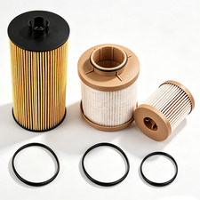 Fueloil Filter Kit Fits 2003-2007 6.0l Super Duty F250-f550 For Fd4616 Fl2016