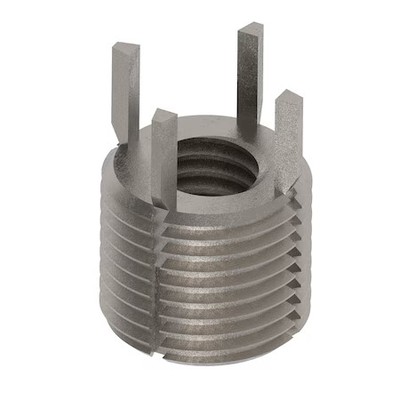 Key Locking Thread Insert, Extra Heavy Wall, 4 Keys, 1/2''-13 Int Thd Sz,