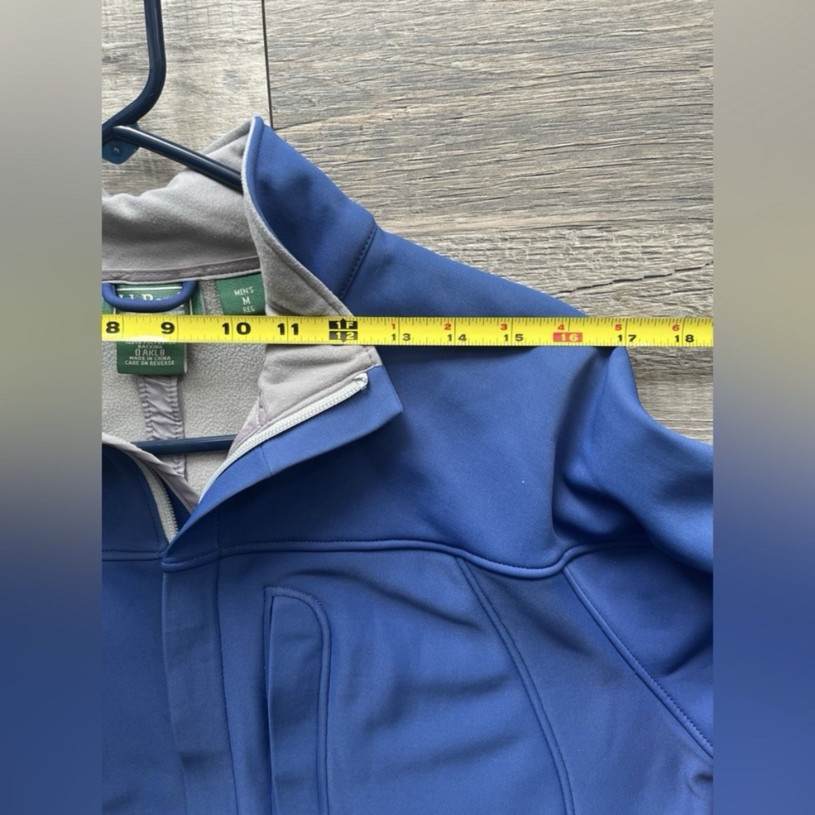 LL Bean Windproof Softshell Jacket Carbon Navy Fu… - image 8