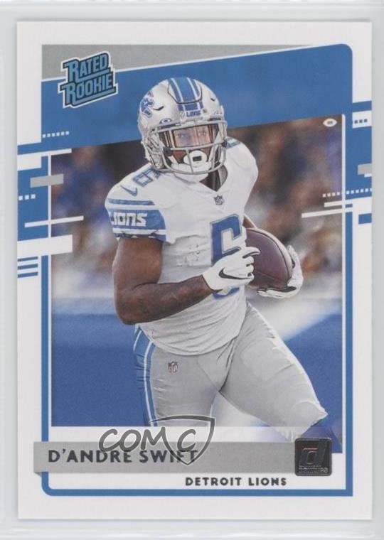 2020 Panini Donruss Rated Rookie D'Andre Swift #309 0d1a