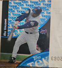 Topps 1999 Tek Mo Vaughn #8-20 Patterned Foil Anaheim Angels Baseball Card
