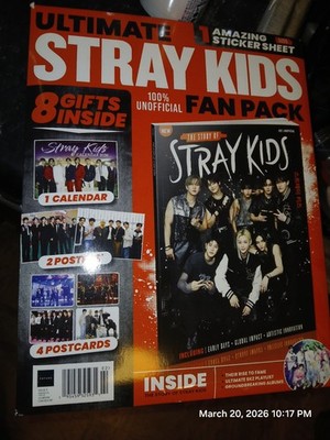 Ultimate Stray Kids Fan Pack Magazine January 2026 K-pop Posters Stickers