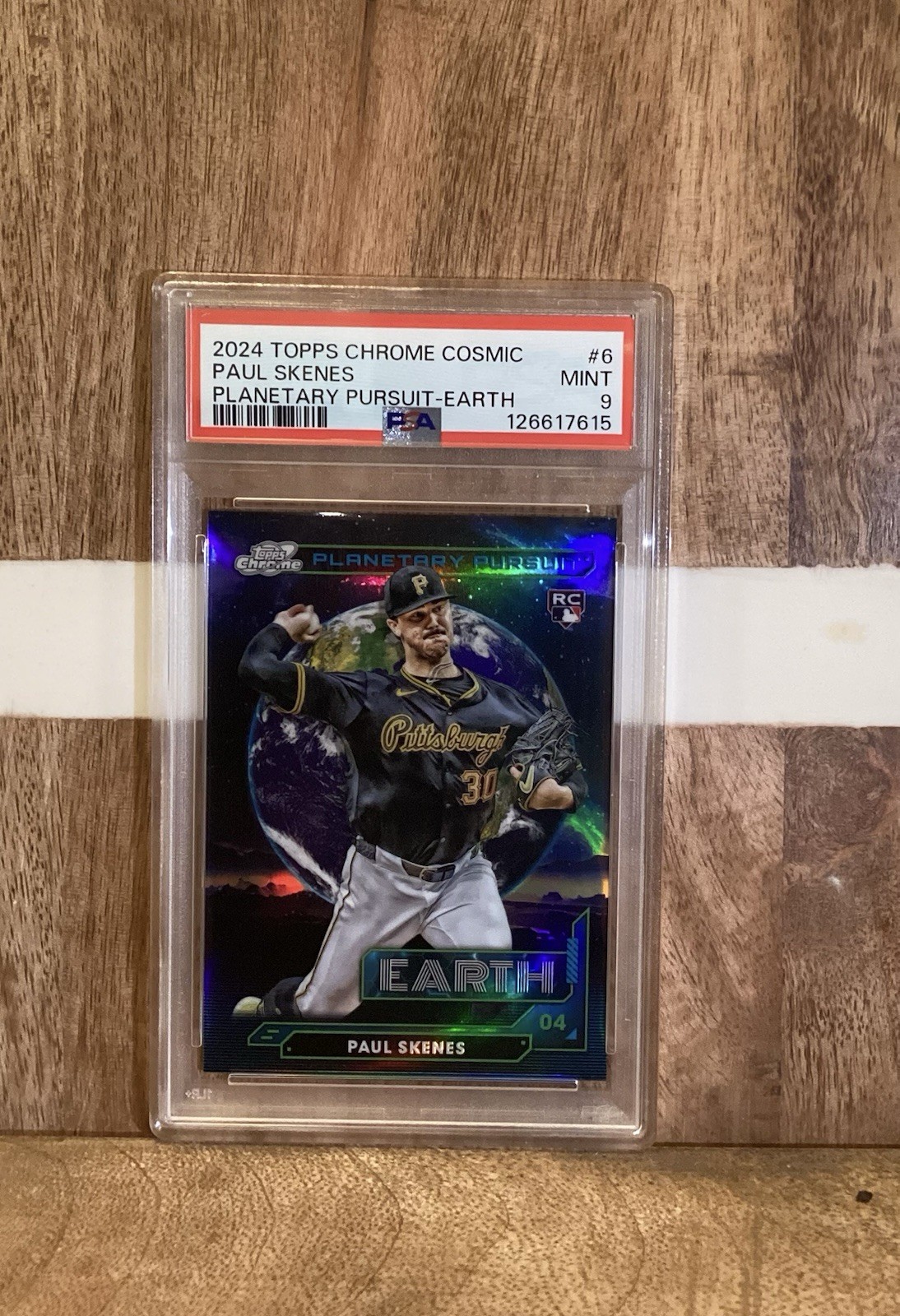 2024 Topps Chrome Cosmic Paul Skenes Planetary Pursuit Earth