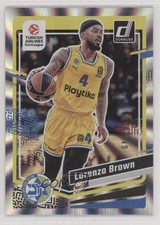 2023-24 Panini Donruss EuroLeague Holo Laser 116/149 Lorenzo Brown #112 10no