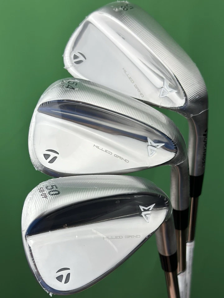 TaylorMade Milled Grind 2025 Wedge Set 50-09*, 54-11*, 58-11 Steel GW SW LW NEW! - Image 2 of 4