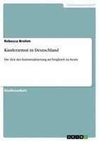 Rebecca Brohm | Kinderarmut In Deutschland | Taschenbuch | Deutsch (2008)