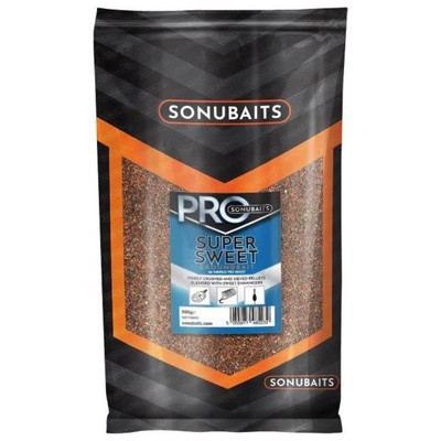 Sonubaits Ground Bait Pro Super Sweet Sieved Pellets Feeder und Angelrute Angeln