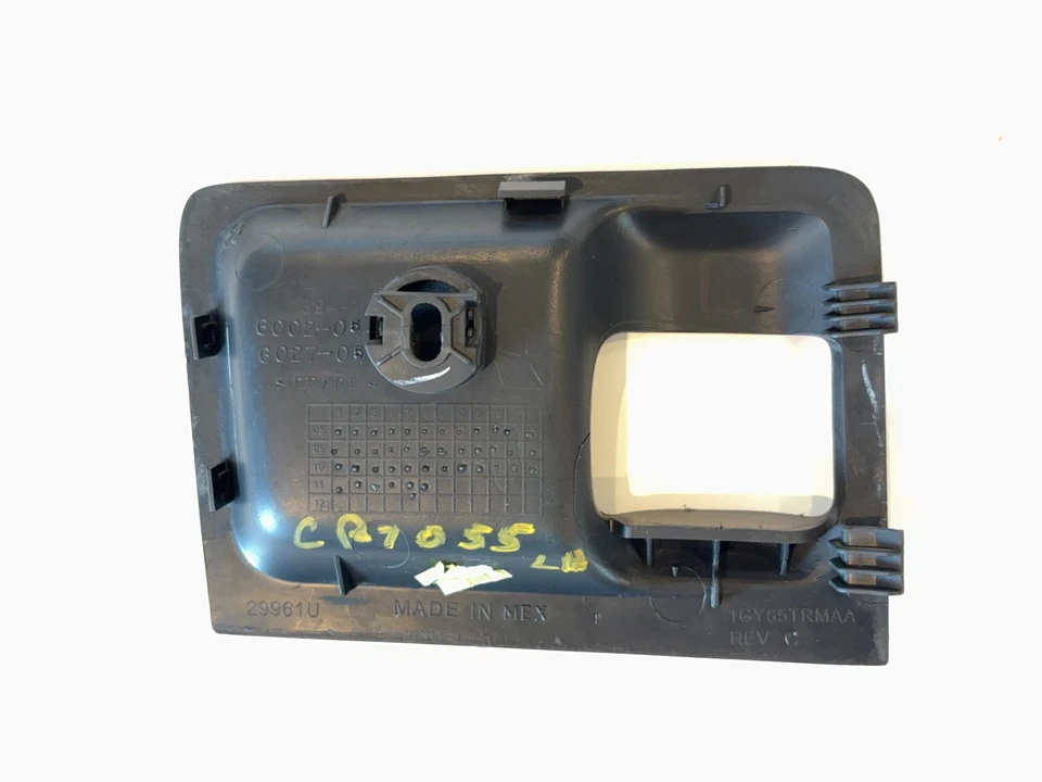 Bisel de moldura de manija de puerta Dodge Ram 1500 2500 3500 2010-12, lado del conductor, negro Foto 4 de 4