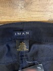 IMAN Global Chic Slip into Slim Denim Pants Women’s Size 10 Short - Jet Black — photo 5