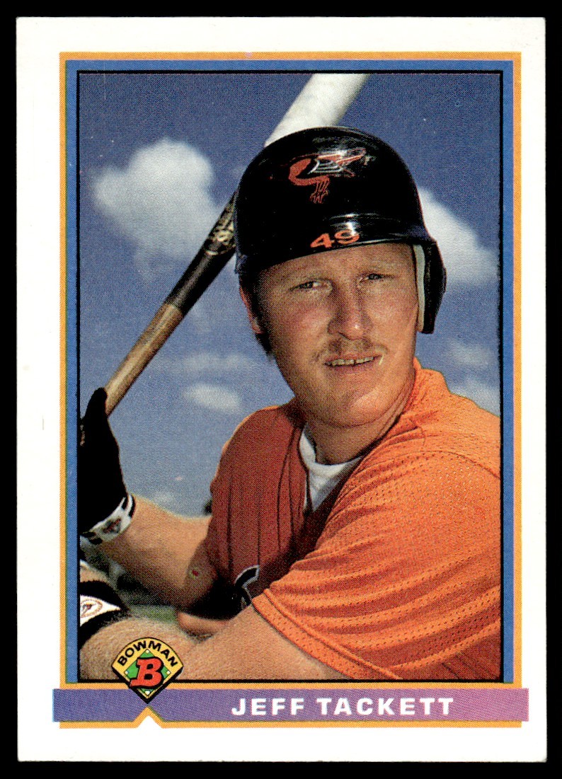 1991 Bowman Jeff Tackett Baltimore Orioles #106 15116