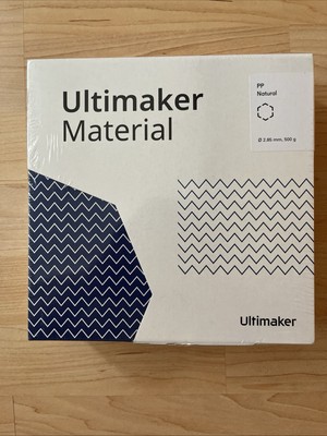 Ultimaker 3D Drucker Filament 2.85mm  PP Natural 500g NEU und verschweißt