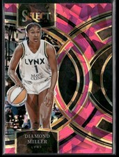 2024 Panini Select WNBA #169 Diamond Miller Prizms Pink Ice