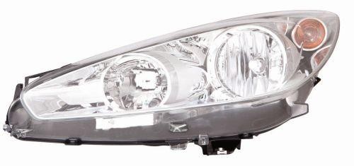 ABAKUS Left Headlight 550-1152LMLD-EM for Peugeot, LWR Stepper Motor, No Bulb