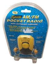 rare Tozai am/fm sports pocket radio Model atc-977