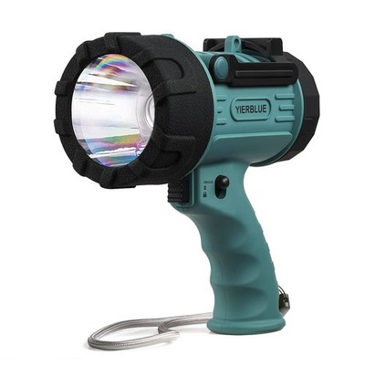 Rechargeable 1000 Lumen LED Handheld Spotlight, Waterproof Searchlight Tool