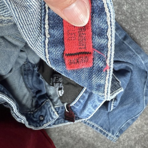 Rock & Roll Cowboy Jeans Men's 34x30 Blue Denim Double Barrel Straight Relaxed - Picture 5 of 8