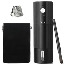 Portable Coffee Grinder&mdash;Electric Espresso Grinder for Travel&mdash;Black