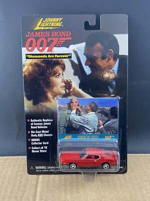 Johnny Lightning JAMES BOND 007, FORD MUSTANG, DIAMONDS ARE FOREVER 1:64,