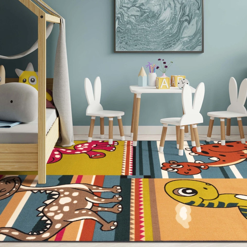 Alfombra de puerta interior antideslizante para niños Dinoventure o alfombra de área grande Foto 3 de 4