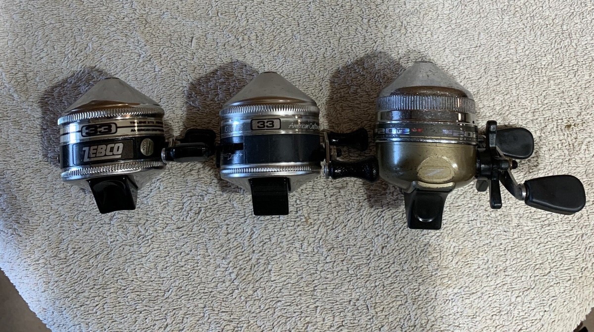 3 Vintage Zebco Fishing Reels (Please See Description) | eBay