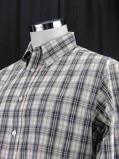 Camisa de vestir para hombre The Men's Store Bloomingdale's multicolor a cuadros talla grande B5 Foto 2 de 4