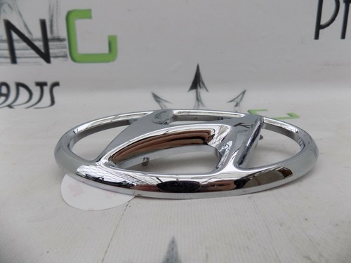 HYUNDAI FRONT BONNET CHROME BADGE EMBLEM LOGO 150mm *NEW - Picture 2 of 5