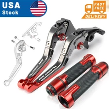 Motorcycle Hand grips Handle bar brake clutch levers set For HONDA CBR1000rr NEW