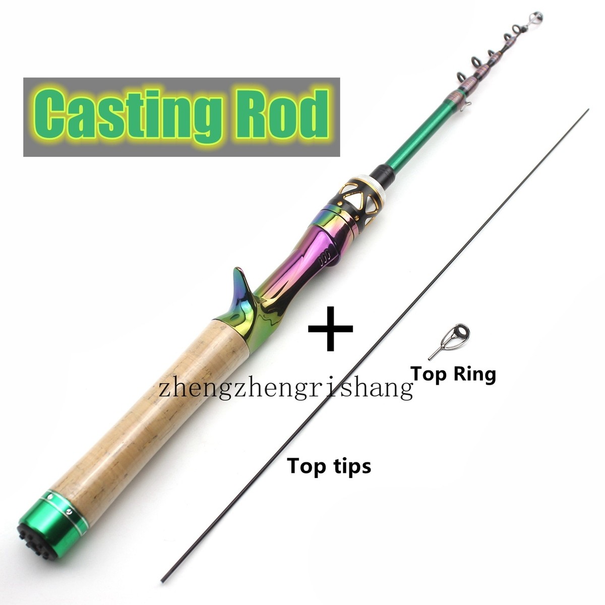 1.68M-1.98M Carbon Fiber Fishing Rod Ultrashort Spinning