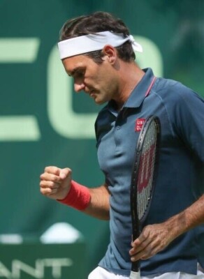 NWT Uniqlo RF Dry-EX Full Set Blue Roger Federer RF 2021