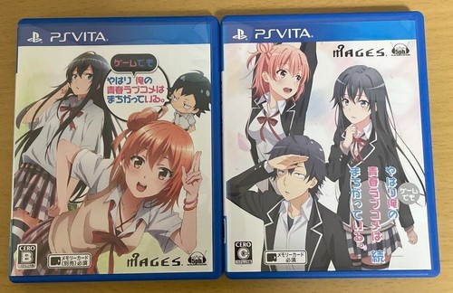 PS Vita Yahari Game demo Ore no Seishun Love Come wa Machigatteiru Zoku set PSV