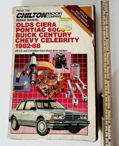 Chilton's Repair Manual Celebrity/Century/Cutlass Ciera/6000 1982-92 Part# 7309 - Picture 4 of 5